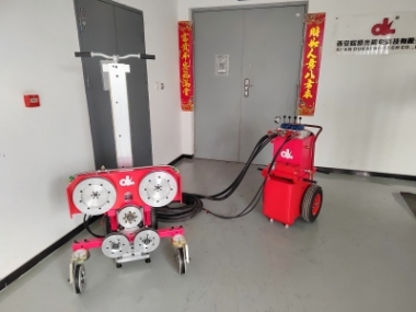 液压绳锯金属切割，海外施工